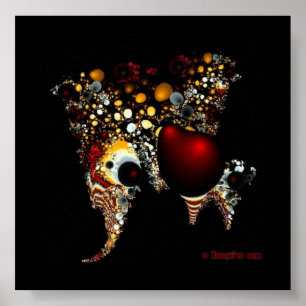 Pôster Elefante indiano real