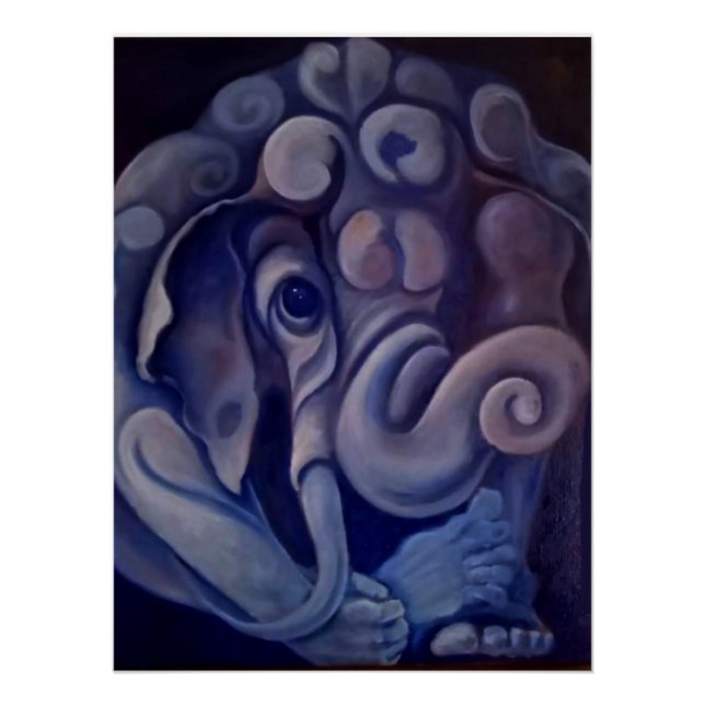 Pôster Elefante inocente (Frente)