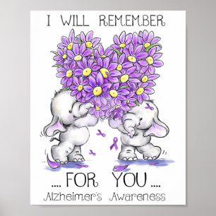 Poster Elefante, Lembrarei De Você Flor Heimerheim