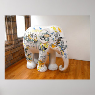 Pôster Elefante modelo
