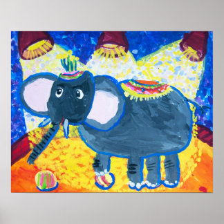 Poster Elefante no Circo