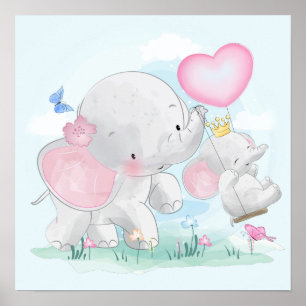 Poster Elefantes