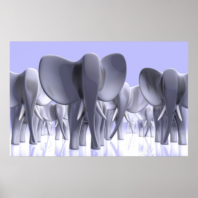 Poster Elefantes! (Frente)