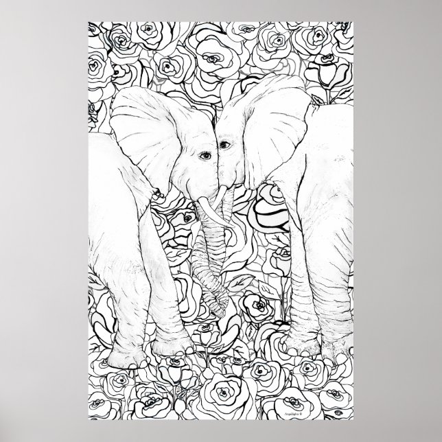 Poster Elefantes Leais (Frente)