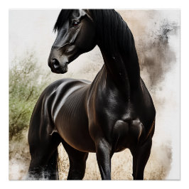 Pôster Élégance Ébène