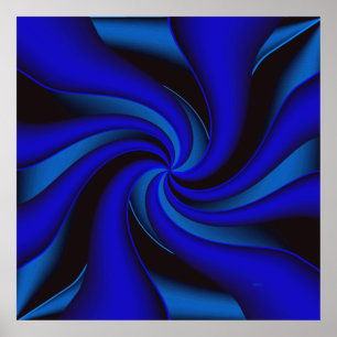 Poster Elegance en bleu... .
