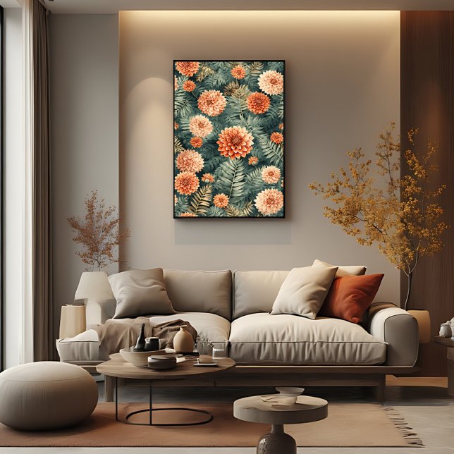 Poster Elegância Botânica Vintage (Criador carregado)