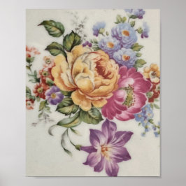 Poster Elegância: Cartaz Inspirado em Porcelana