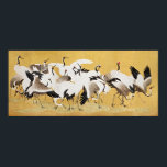 Poster Elegância do eterno: Bando de guindastes japonês<br><div class="desc">Mergulhe na beleza serena do nosso estranho ninhal japonês de Cranes poster, uma obra-prima vintage do renomado Ishida Yūtei. Esta trabalho de arte meticulosamente detalhada, com sua resolução de alta qualidade e brilhantismo digitalmente aprimorado, transporta você para um mundo onde a graça encontra elegância do eterno. À medida que os...</div>