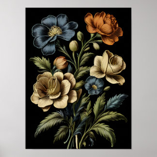 Poster Elegância em Bloom