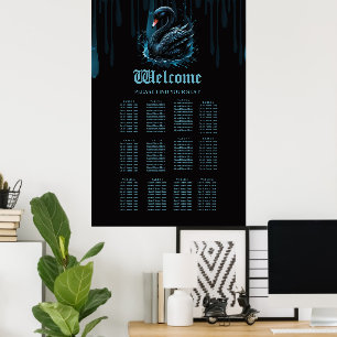 Poster Elegância em movimento, o cisne negro,