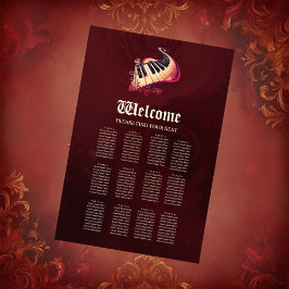 Poster Elegância em movimento, o piano curvo.