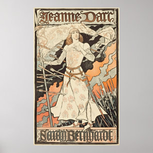 Poster Elegância eterno: Jeanne d'Arc-Sarah Bernhardt