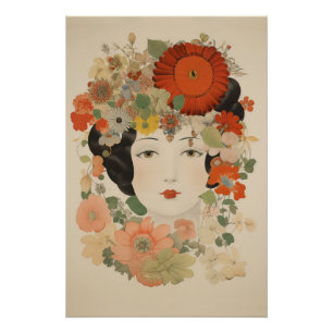 Pôster Elegância Floral