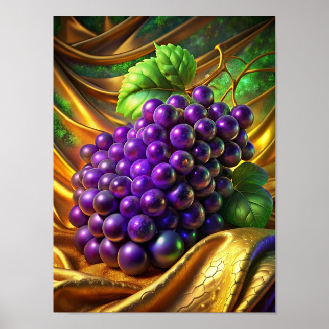 Poster "Elegância na Fruta" (Frente)