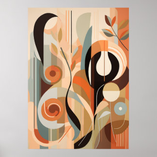 Poster Elegância na Simplicidade: Explorando Arte Minimal