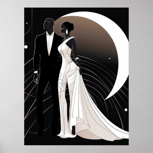Poster ELEGÂNCIA NOIR nº 1 (Frente)