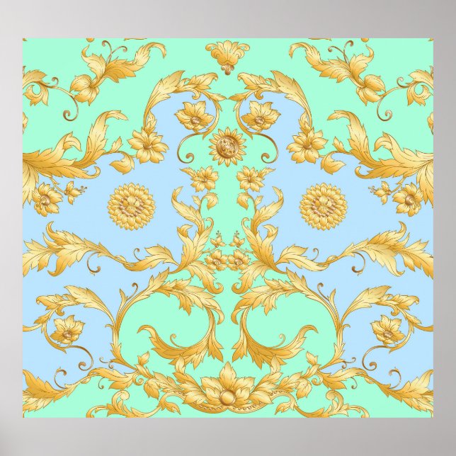 Poster Elegância Renascentista Barroco Rococo (Frente)