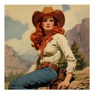 Pôster Elegância sobre a Pradaria: Sussurros Selvagens do