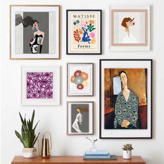 Poster Elegância Sofisticada Arte de Moda Glamour (Criador carregado)