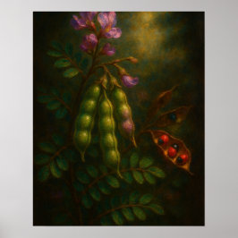Poster Elegância Tóxica: A Pintura a Óleo Impressionista 