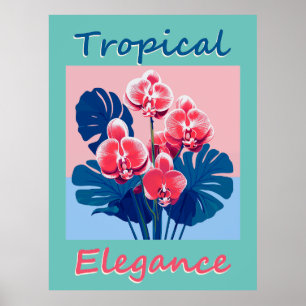 Poster Elegância tropical