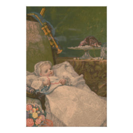 Pôster Elegância Vitoriana: Um Mundo de Crianças