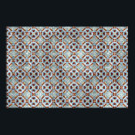 Poster Elegant Blue Brown Mosaic Kaleidoscope Pattern<br><div class="desc">Beautiful contemporary dark and light blue,  and brown colored fantasy mosaic kaleidoscope pattern design. Ornate,  funky,  modern and whimsical hipster design for the artistic fashionista or artsy fashion diva,  the hip up to date trend setter,  the vintage mod retro,  modernist,  nouveau deco art,  grunge style,  or abstract motif lover.</div>