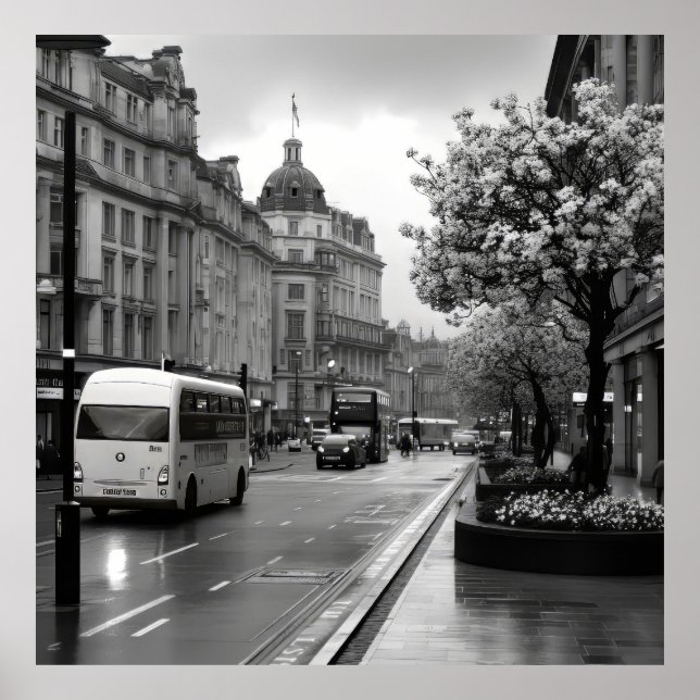 Poster Elegant Street View (Frente)