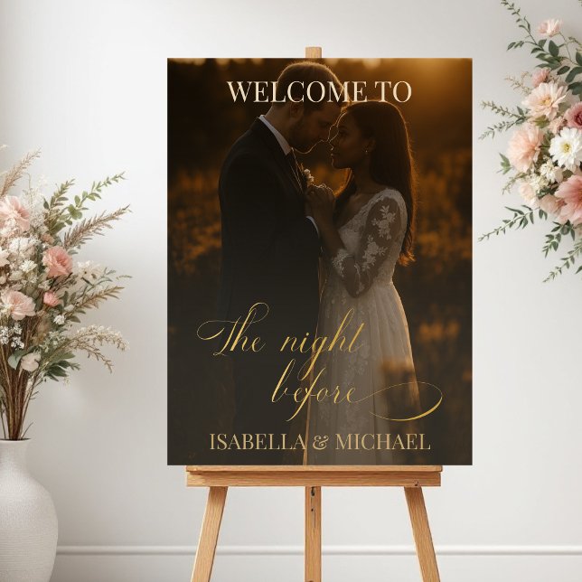 Poster Elegant The Night Before Rehearsal Dinner (Criador carregado)