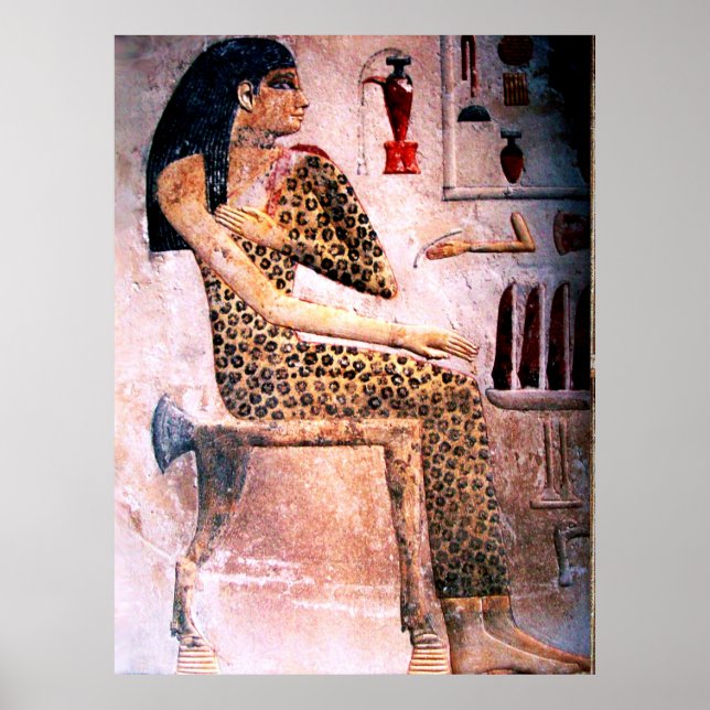 POSTER ELEGANT WOMAN ,FASHION AND BEAUTY OF ANTIQUE EGYPT (Frente)