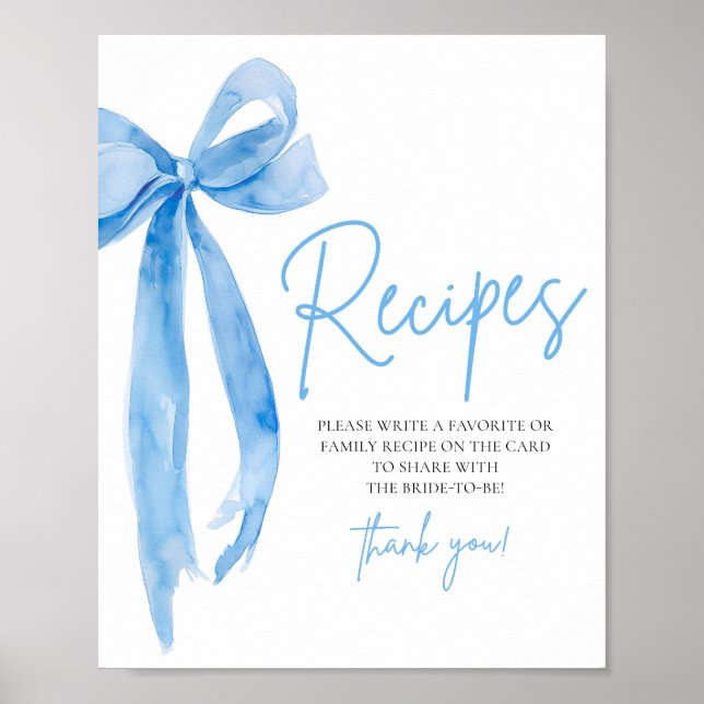 Poster Elegante Arco Azul Ela é Casando - Sinal de receit (Frente)