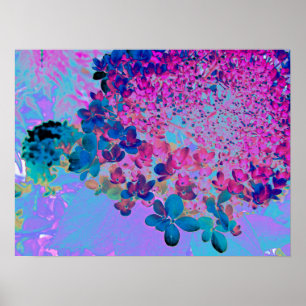 Poster Elegante Azul Escuro e Magenta - Iluminismo