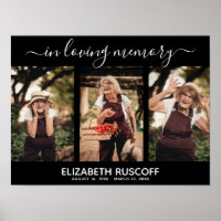 Elegante Colagem de Fotos comemorativas In Loving