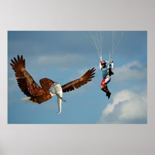 Poster Elegante Elefante Eagle