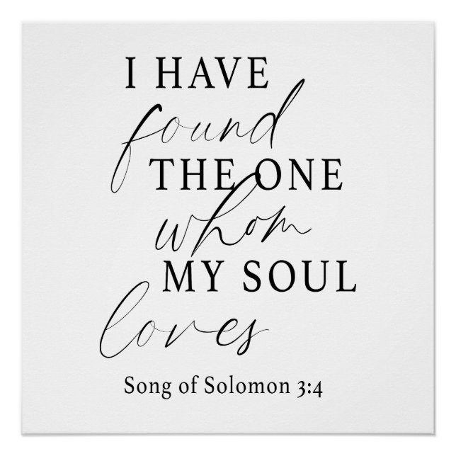 Pôster Elegante Eu Encontrei O Casamento De Uma Citação (Frente)