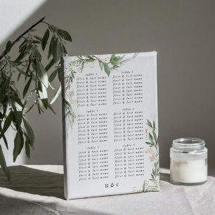 Poster Elegante Eucalyptus Greenery Casamento Gráfico