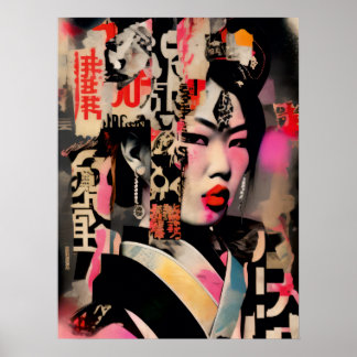 Poster Elegante Geisha: Propaganda Paragon