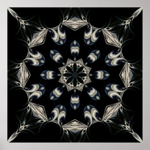 Poster Elegante Mandala