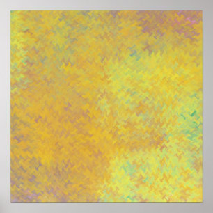 Poster Elegante Ouro Marbled Art