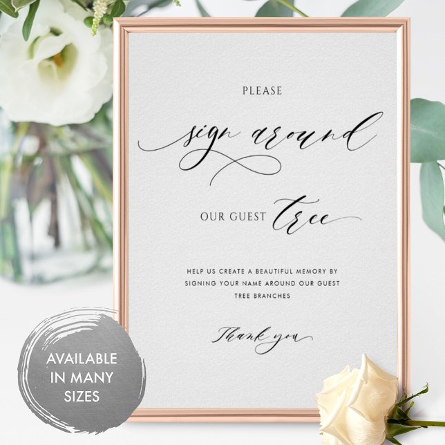 Poster Elegante Por Favor, Assine Em Volta De Nosso Sinal (Criador carregado)