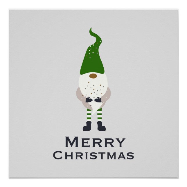 Pôster Elegante Poster de Elf Wall Art de Natal (Frente)