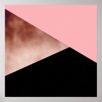 elegante preto-rosa-rosa, geométrico