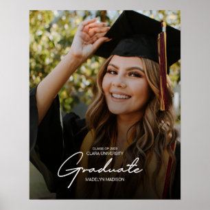 Poster Elegante Trendy 2023 Graduação Foto Keepsasasak