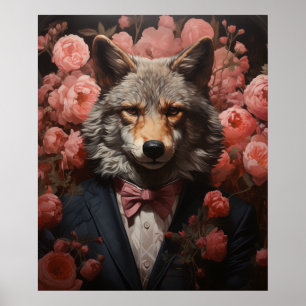 Poster Elegante Wolf