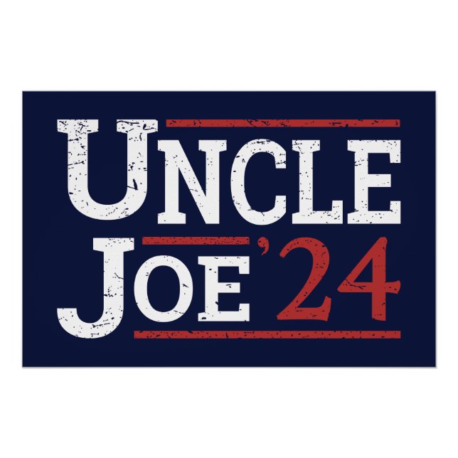 Pôster Eleição 2024 - Tio Joe I (Frente)