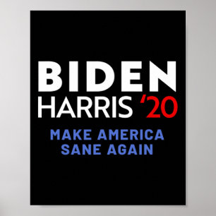 Poster Eleição De Biden Kamala Harris Liberal Democrat 20