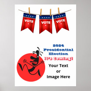 Poster Eleição Presidencial 2024, Edição do Homem em