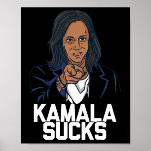Poster Eleição Presidencial De Kamala Harris 2024 Trump H