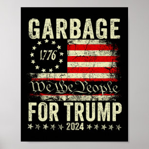 Poster Eleição Trump 2025 Lixo Vote Em Trump Preside